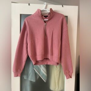 Pink dynamite quarter zip